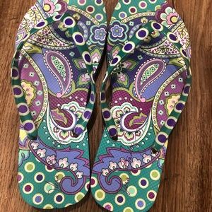 Vera Bradley flip flops